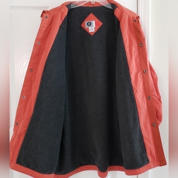 ARIZONA JEAN CO MENS JACKET ORANGE SZ L - Picture 5 of 9